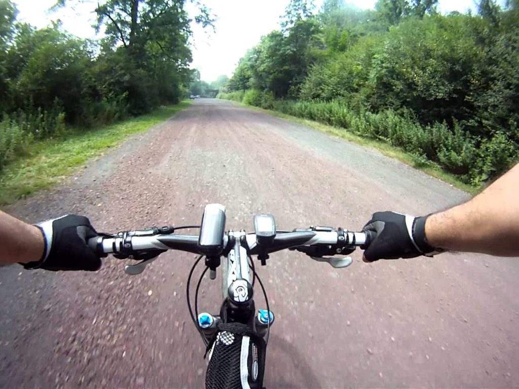 Lehigh Gorge Bike Trail goPro Image