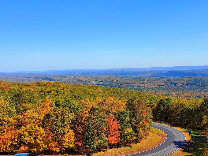 View from Roadies Deck at Penns Peak Deck - Jim Thorpe - PA