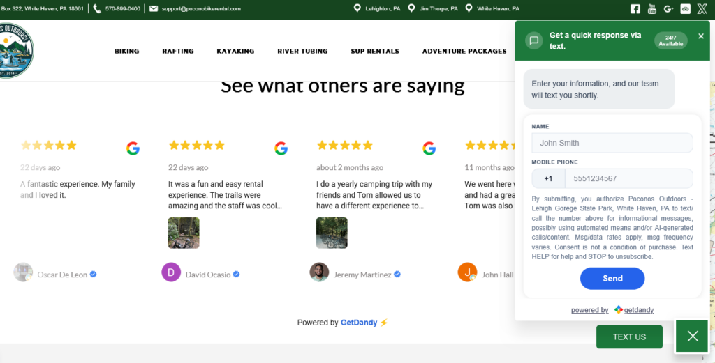 Poconos Outdoors LLC - Debuts Ai Tools